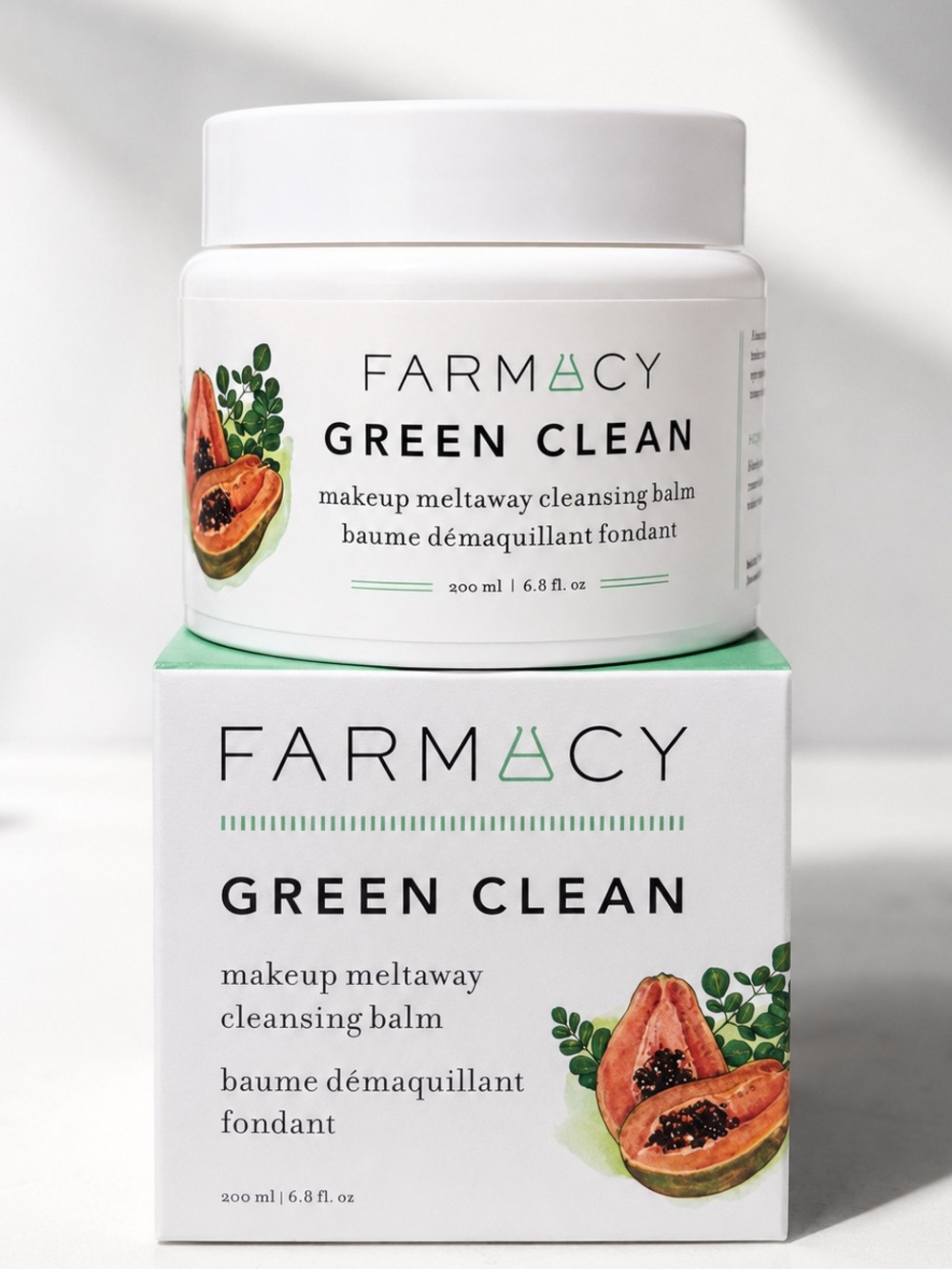 Farmacy Green Clean Makeup Meltaway Cleansing Balm 200ml 6.8oz NIB